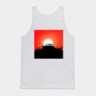 Classic Mini Sunset Red Tank Top